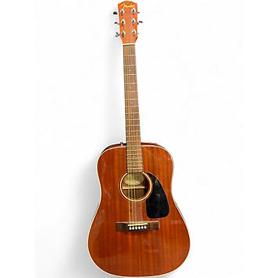 Used Fender CD60 Mahogany Mahogany Acoustic Guitar