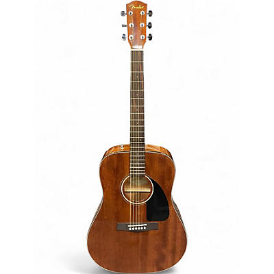Used Fender CD60 Mahogany Mahogany Acoustic Guitar