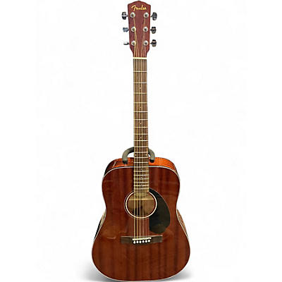 Used Fender CD60 Mahogany Mahogany Acoustic Guitar