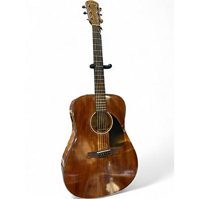 Used Fender CD60 Mahogany Natural Acoustic Guitar