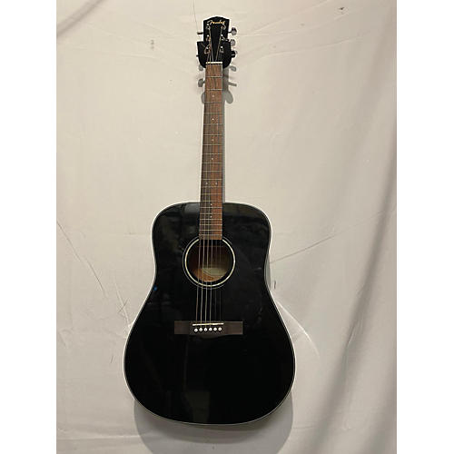 Fender Used Fender CD60BLK Black Acoustic Guitar Black