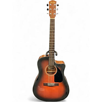Used Fender CD60CE 2 Color Sunburst Acoustic Electric Guitar