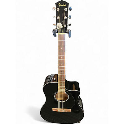 Used Fender CD60CE Dreadnought BLACK Acoustic Electric Guitar
