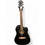 Used Fender CD60CE Dreadnought Black Acoustic Electric Guitar Black