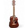 Used Fender CD60CE Dreadnought Mahogany Acoustic Electric Guitar Mahogany
