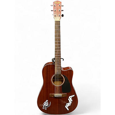 Used Fender CD60CE Mahogany Mahogany Acoustic Electric Guitar