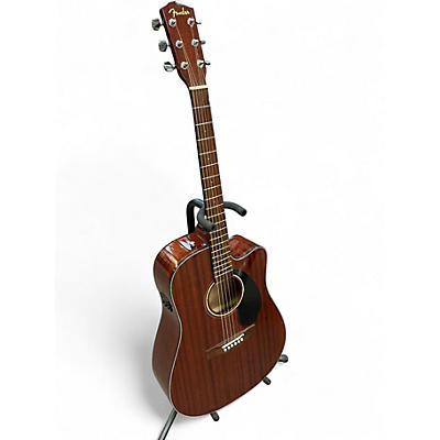 Used Fender CD60CE Mahogany Mahogany Acoustic Electric Guitar