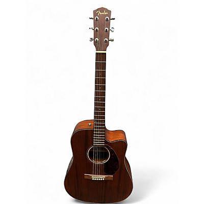 Used Fender CD60CE Mahogany Mahogany Acoustic Electric Guitar