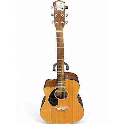 Used Fender CD60CE Rouge Natural Acoustic Guitar