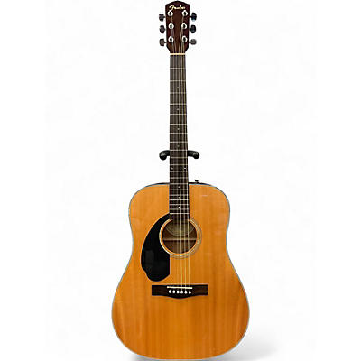 Used Fender CD60LH Natural Acoustic Guitar