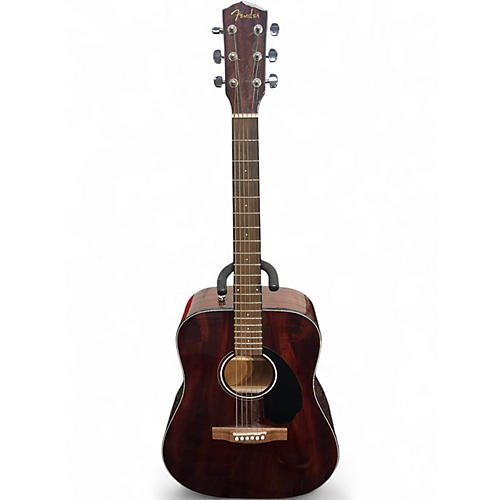 Used Fender CD60S Brown Acoustic Guitar Brown