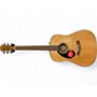 Used Fender CD60S LEFT HANDED Natural Acoustic Guitar Natural