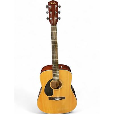 Used Fender CD60S LH Natural Acoustic Guitar