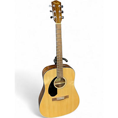 Used Fender CD60S LH Natural Acoustic Guitar