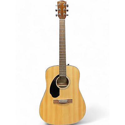 Fender Used Fender CD60S Left Handed Natural Acoustic Guitar