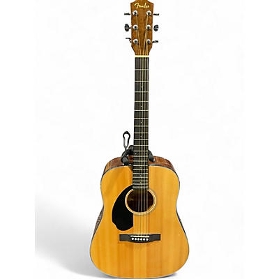 Used Fender CD60S Left Handed Natural Acoustic Guitar