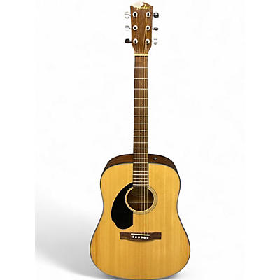 Used Fender CD60S Left Handed Natural Acoustic Guitar