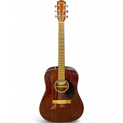 Used Fender CD60S Mahogany Mahogany Acoustic Guitar