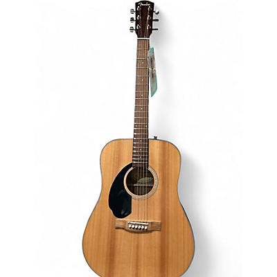 Used Fender CD60S  Natural Acoustic Guitar