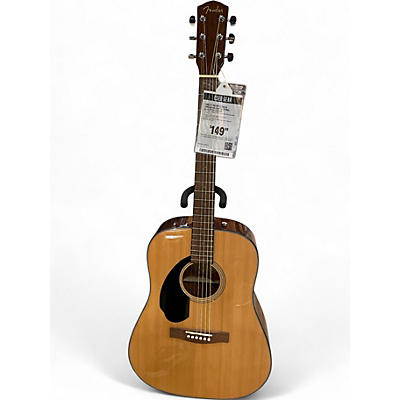 Used Fender CD60S Natural Acoustic Guitar