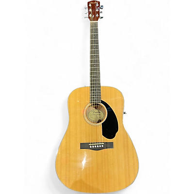 Used Fender CD60S Natural Acoustic Guitar