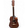 Used Fender CD60SCE All-Mahogany Natural Acoustic Electric Guitar Natural