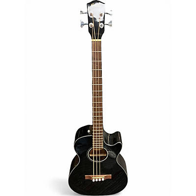 Used Fender CD60SCE Black Acoustic Bass Guitar