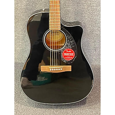 Fender Used Fender CD60SCE Black Acoustic Guitar