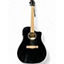 Used Fender CD60SCE Black Acoustic Guitar Black