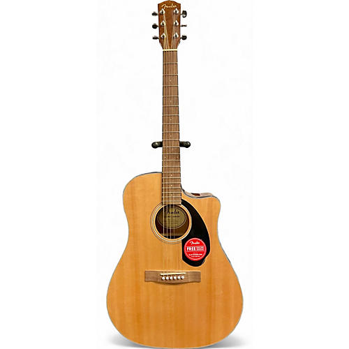 Fender Used Fender CD60SCE Dreadnought Natural Acoustic Electric Guitar Natural