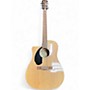 Used Fender CD60SCE LH Natural Acoustic Guitar Natural