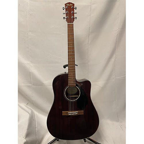 Fender Used Fender CD60SCE Mahogany Acoustic Electric Guitar Mahogany