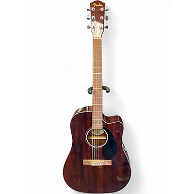 Used Fender CD60SCE Mahogany Acoustic Electric Guitar