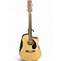 Used Fender CD60SCE Natural 12 String Acoustic Electric Guitar Natural