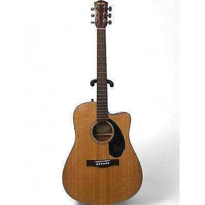 Fender Used Fender  CD60SCE Natural Acoustic Electric Guitar