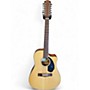 Used Fender CD60SCE12 Natural 12 String Acoustic Electric Guitar Natural