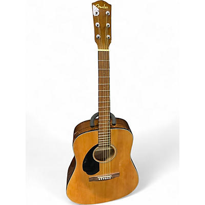Used Fender CD60SLH Natural Acoustic Guitar