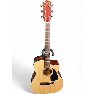 Used Fender CF60CE Folk Natural Acoustic Electric Guitar