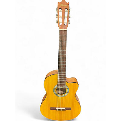 Used Fender CLASSICAL Antique Natural Classical Acoustic Electric Guitar