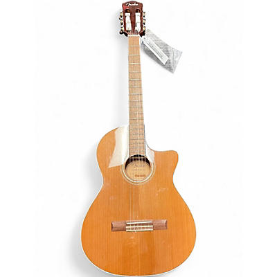 Used Fender CN-140SCE NATURAL Acoustic Electric Guitar