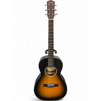 Used Fender CP100 Parlor 2 Color Sunburst Acoustic Guitar