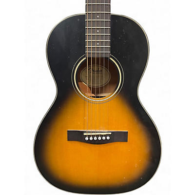 Used Fender CP100 Parlor Tobacco Burst Acoustic Guitar