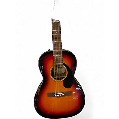 Used Fender CP60 PARLOR 3 Tone Sunburst Acoustic Guitar