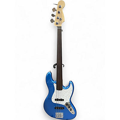 Used Fender CUSTOM FRETLESS JAZZMASTER Lake Placid Blue Electric Bass Guitar