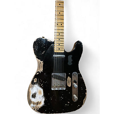 Used Fender CUSTOM SHOP 1952 TELECASTER HEAVY RELIC Black Solid Body Electric Guitar