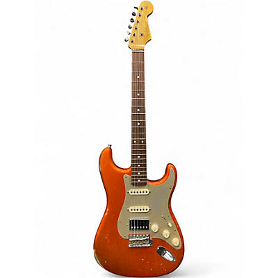 Used Fender CUSTOM SHOP 1962 REISSUE RELIC HSS Metallic Orange Solid Body Electric Guitar