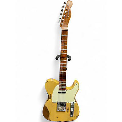 Used Fender CUSTOM SHOP 1963 TELECASTER HVY RELIC Vintage Natural Solid Body Electric Guitar