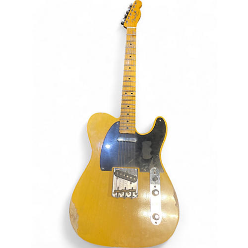 Fender Used Fender CUSTOM SHOP '52 RELIC Butterscotch Blonde Solid Body Electric Guitar Butterscotch Blonde