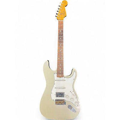 Used Fender CUSTOM SHOP DOUBLE BOUND STRATOCASTER Inca Silver Solid Body Electric Guitar