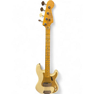 Used Fender CUSTOM SHOP JOURNEYMAN RELIC Blonde Electric Bass Guitar